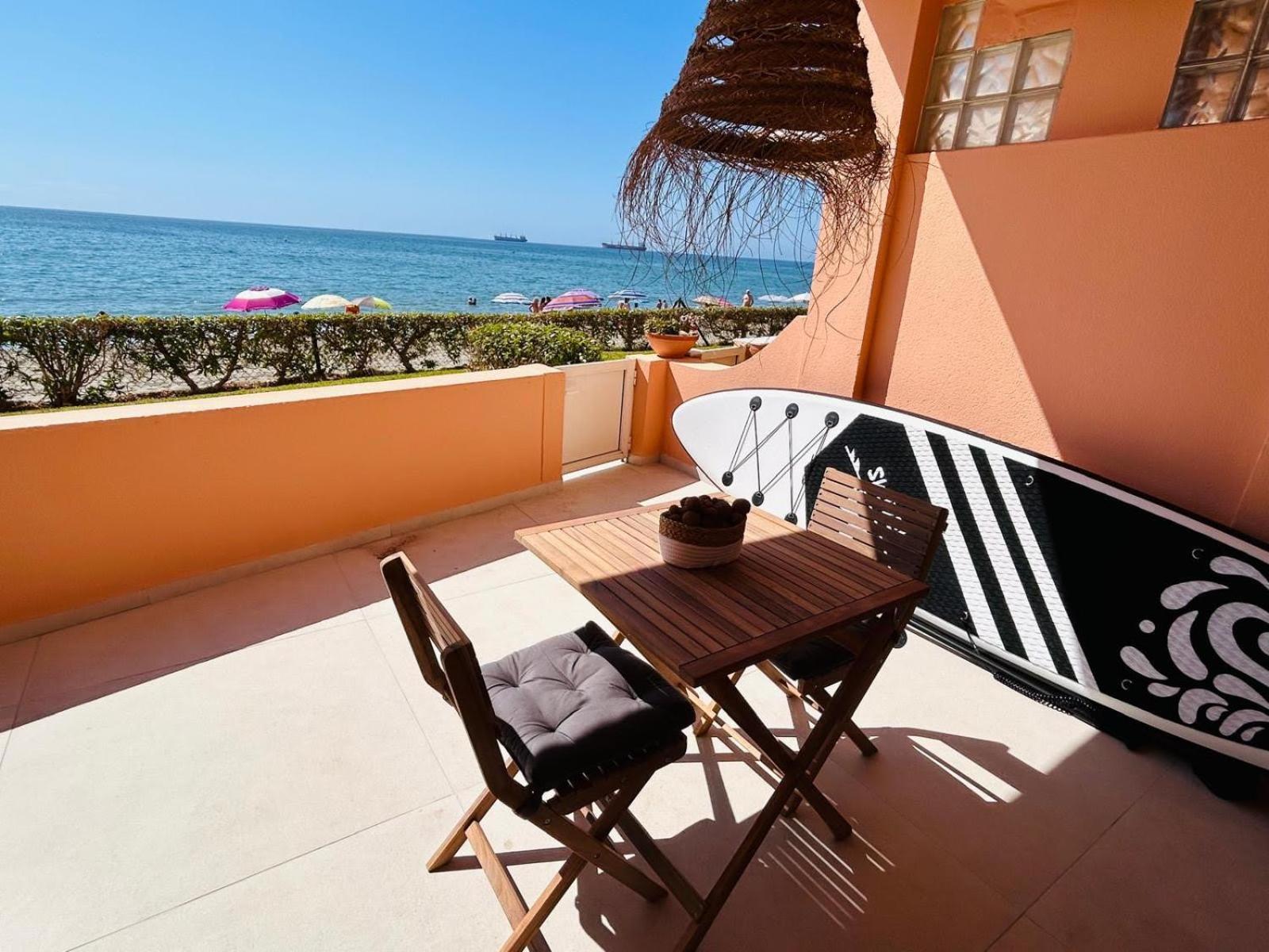 Beachfront Nudist Apartment In Vera Playa Playas de Vera 外观 照片
